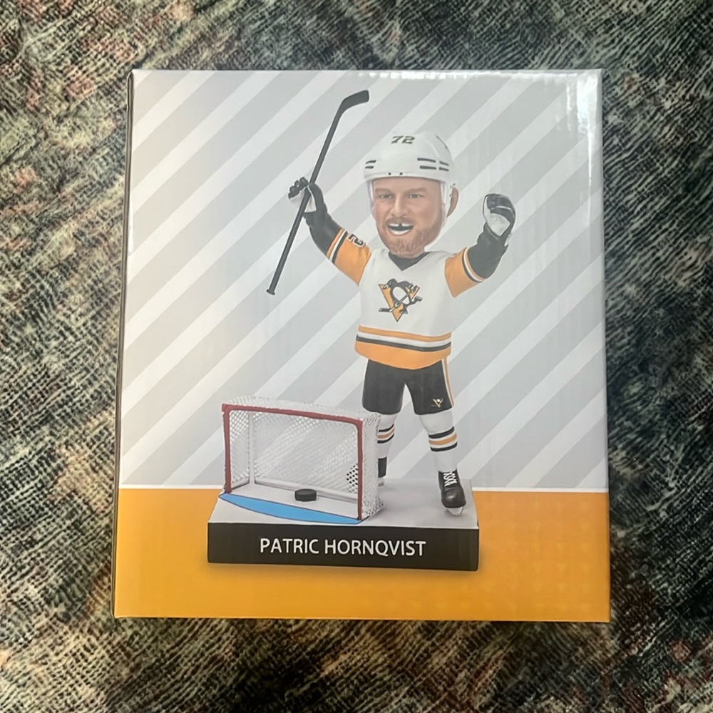 Patrick Hornqvist bobble head original in box never opened
